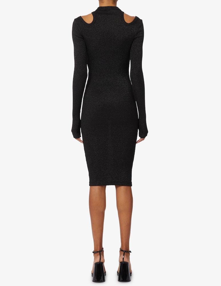 rinascente Versace Jeans Couture Sheath midi dress - Black