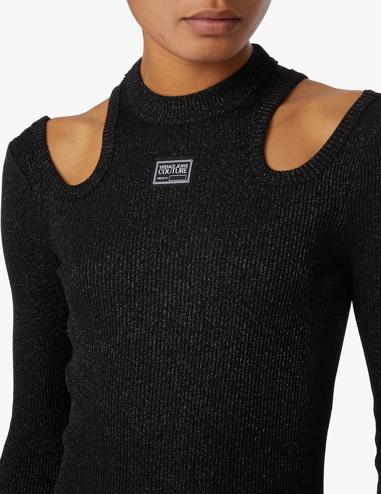 rinascente Versace Jeans Couture Sheath midi dress - Black