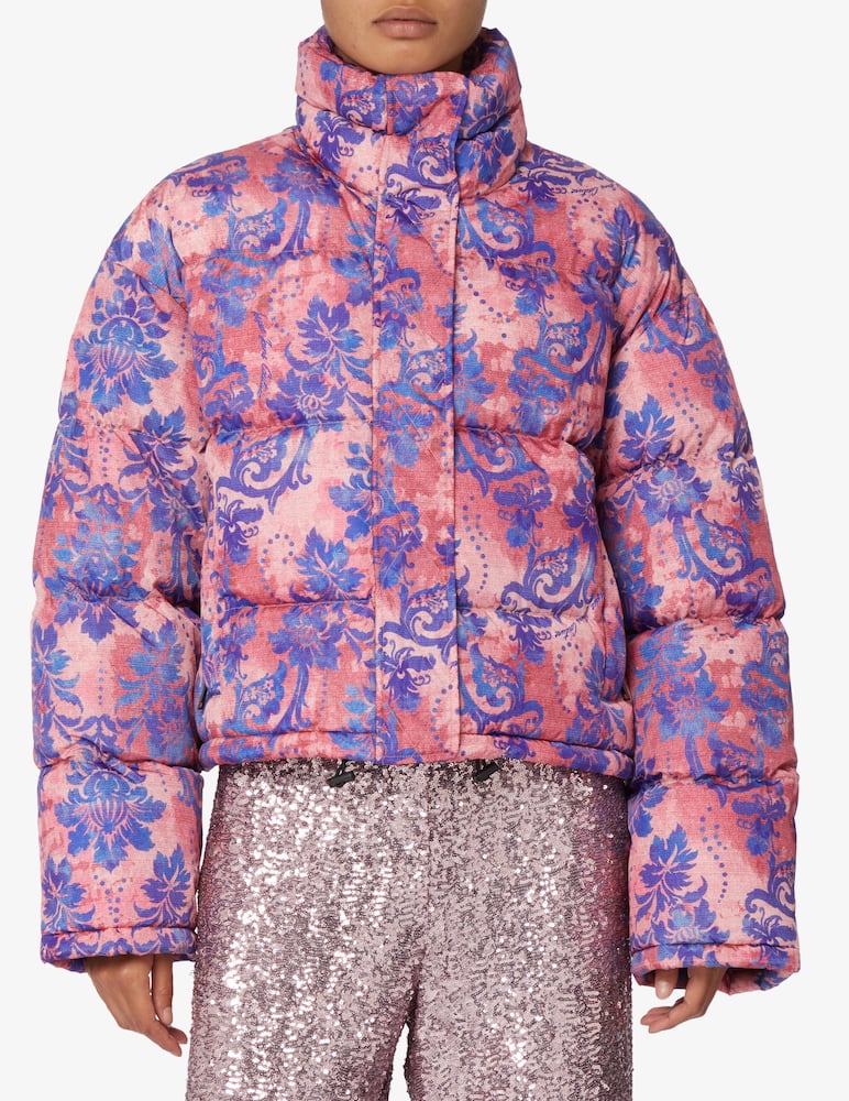 rinascente Versace Jeans Couture Cropped bomber jacket - Violet