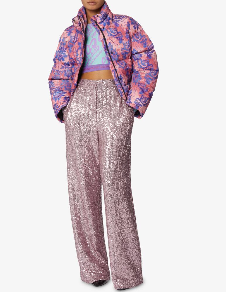 rinascente Versace Jeans Couture Cropped bomber jacket - Violet