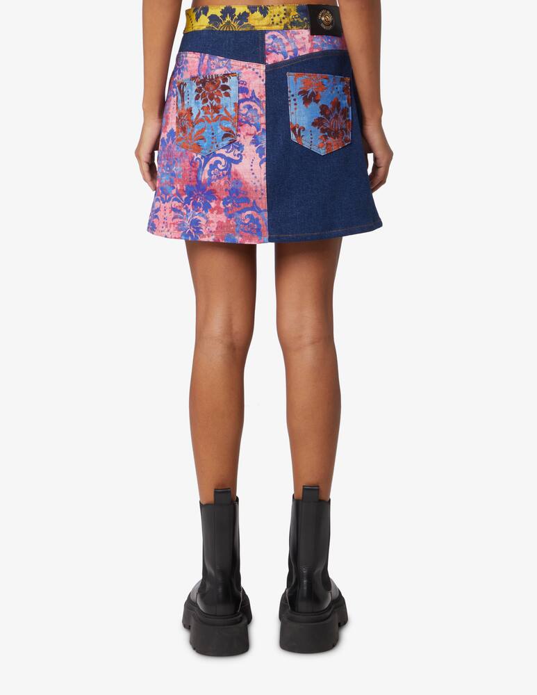 rinascente Versace Jeans Couture Gonna di jeans mini - Blu