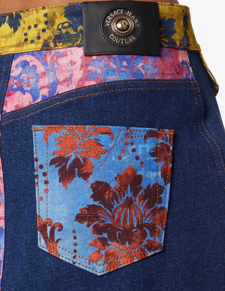 rinascente Versace Jeans Couture Gonna di jeans mini - Blu