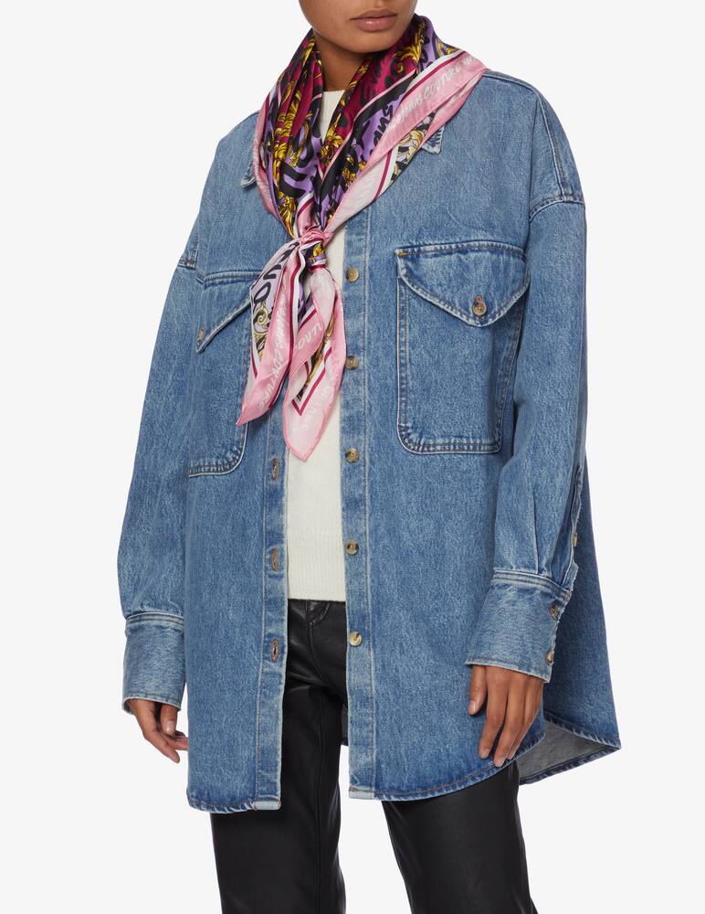 rinascente Versace Jeans Couture Barroco scarf - Pink