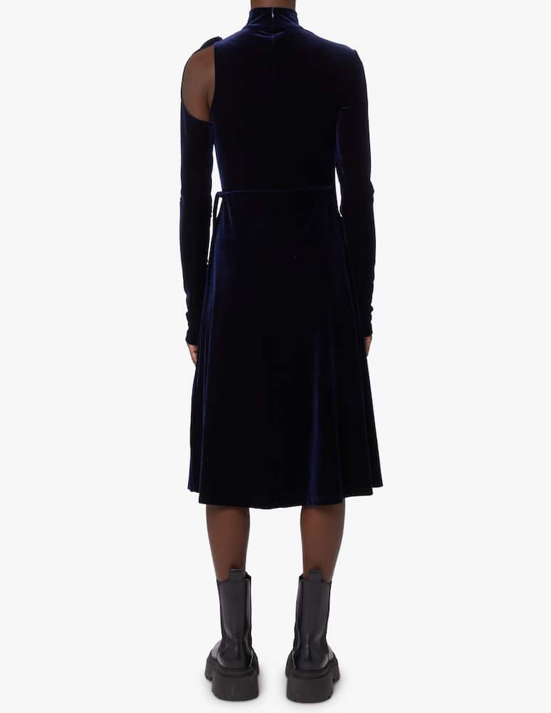 rinascente Versace Jeans Couture Velvet midi skirt - Blue