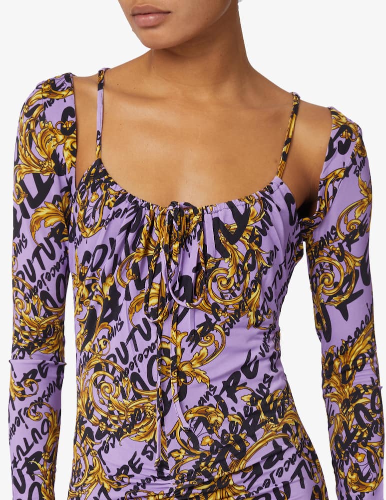 rinascente Versace Jeans Couture Midi dress - Violet