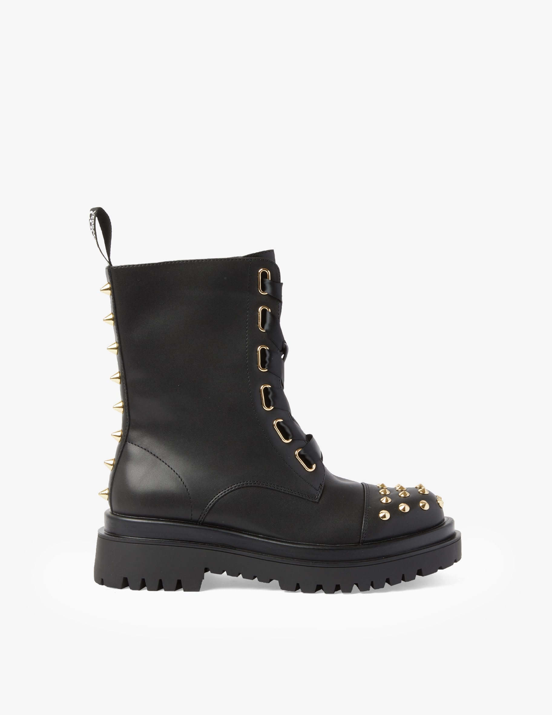 Versace Jeans Couture Drew studded ankle boots - Black - Rinascente.it