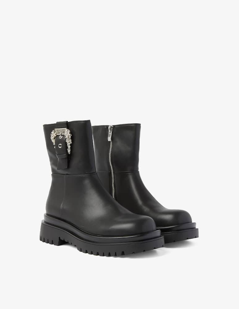 rinascente Versace Jeans Couture Stivaletti con fibbia Drew - Nero