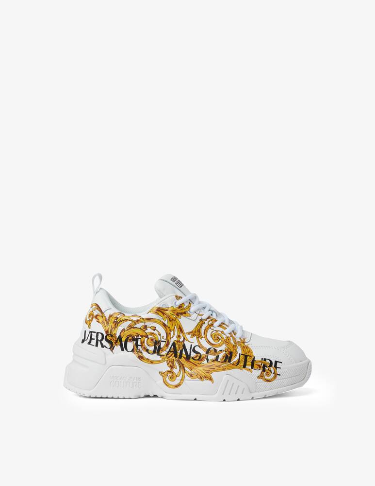 Versace Jeans Couture Stargazed leather sneakers - White - picture 1 Versace Jeans Couture Stargazed leather sneakers - White - picture 1