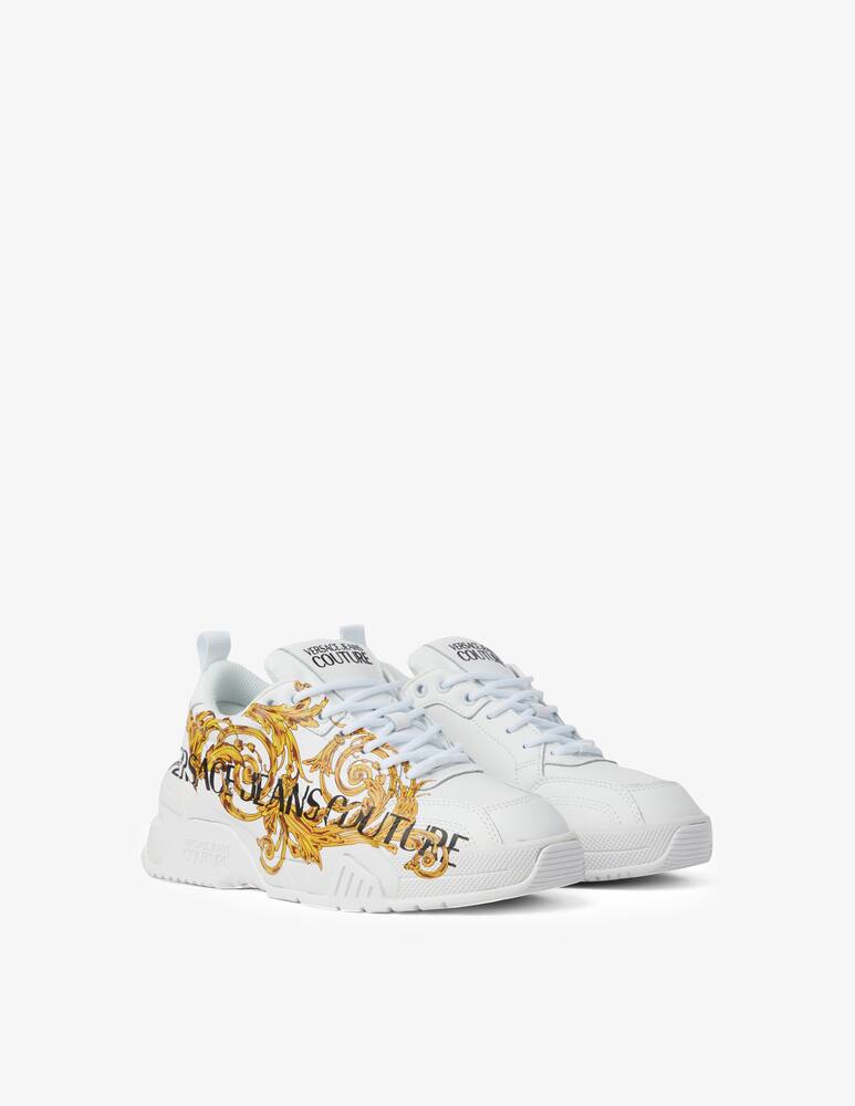 Versace Jeans Couture Stargazed leather sneakers - White - picture 2 Versace Jeans Couture Stargazed leather sneakers - White - picture 2