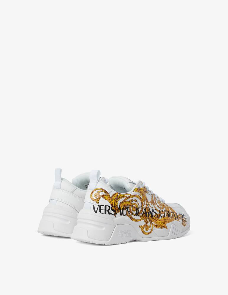 Versace Jeans Couture Stargazed leather sneakers - White - picture 4 Versace Jeans Couture Stargazed leather sneakers - White - picture 4