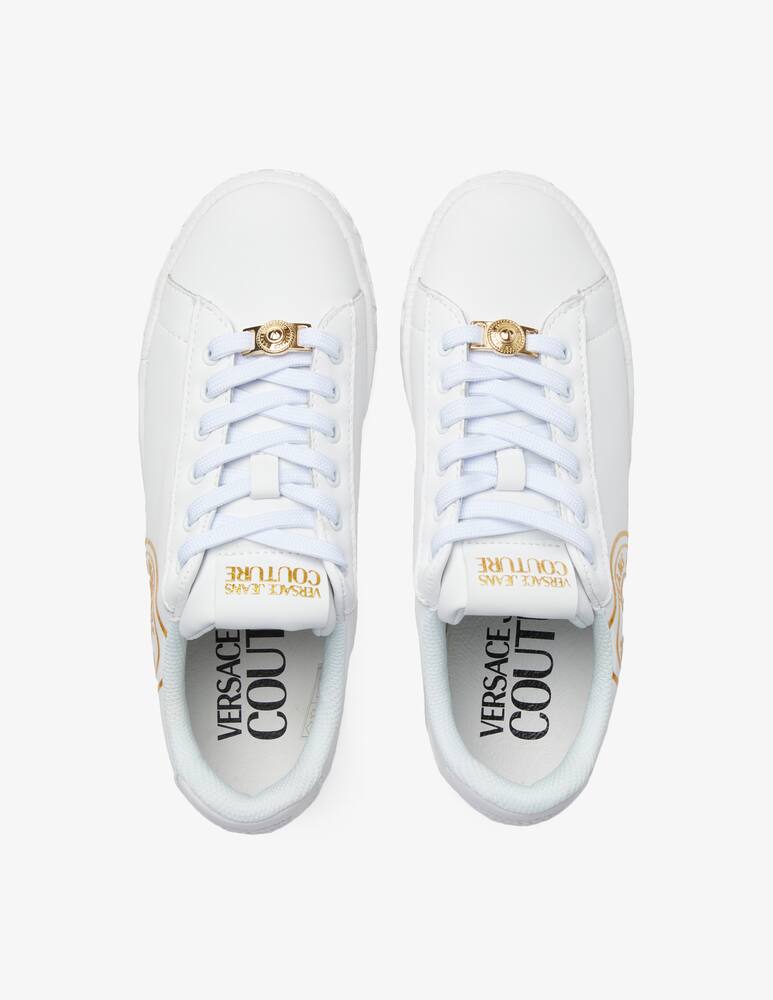 rinascente Versace Jeans Couture Sneakers in pelle Court - Bianco