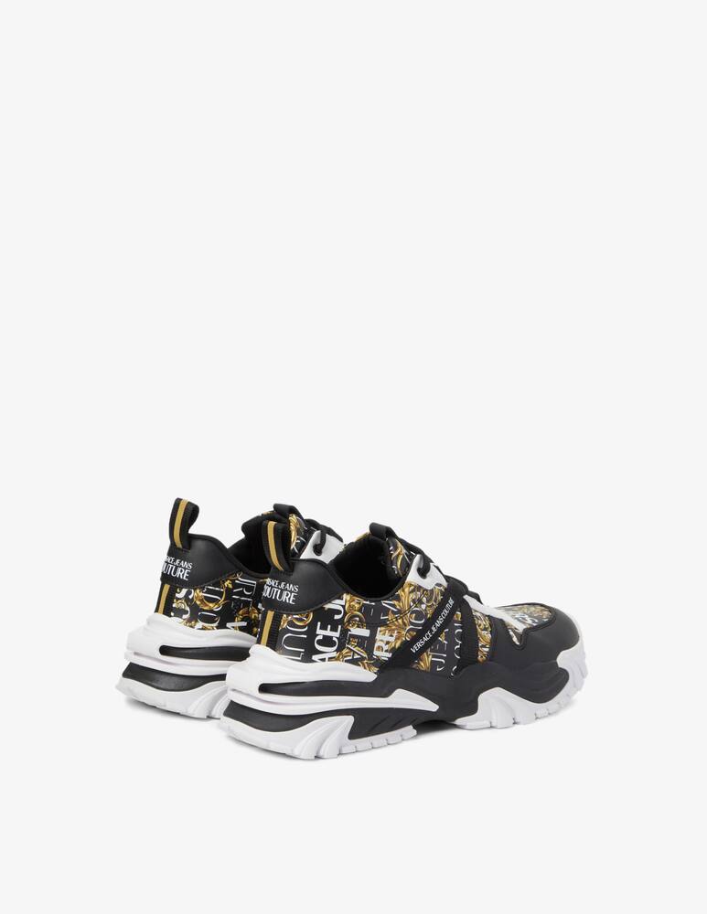 Versace Jeans Couture Barocco printed trail trek sneakers - Black - picture 4