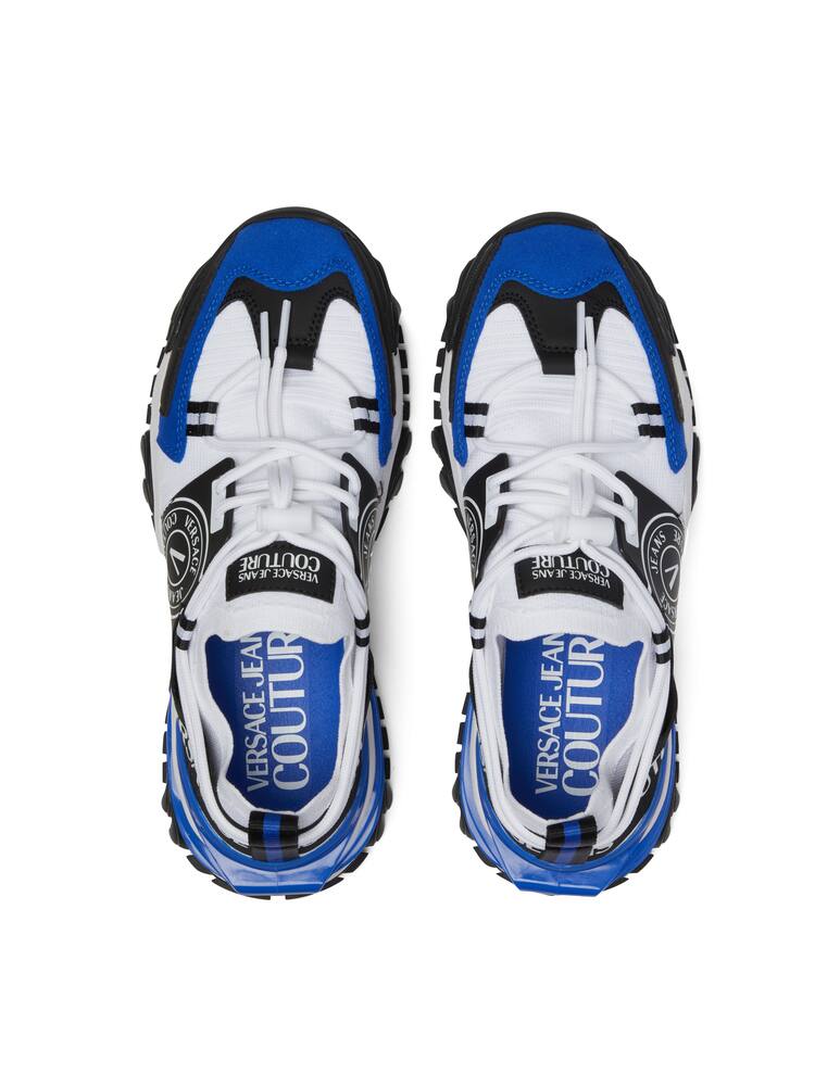 rinascente Versace Jeans Couture Trail trek knit sneakers - Grey