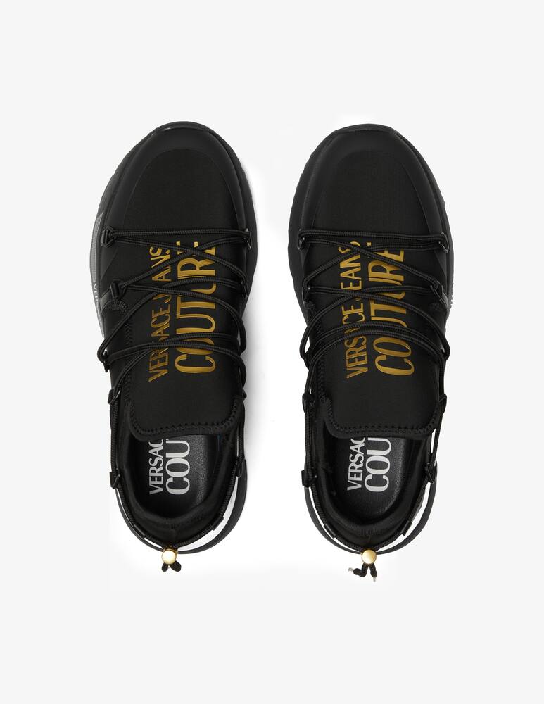 rinascente Versace Jeans Couture Dynamic neoprene logo sneakers - Black