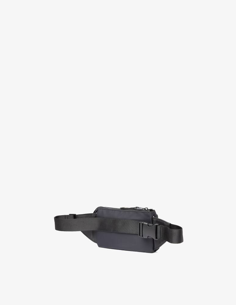 rinascente Versace Jeans Couture Marsupio in nylon con scritta - Nero