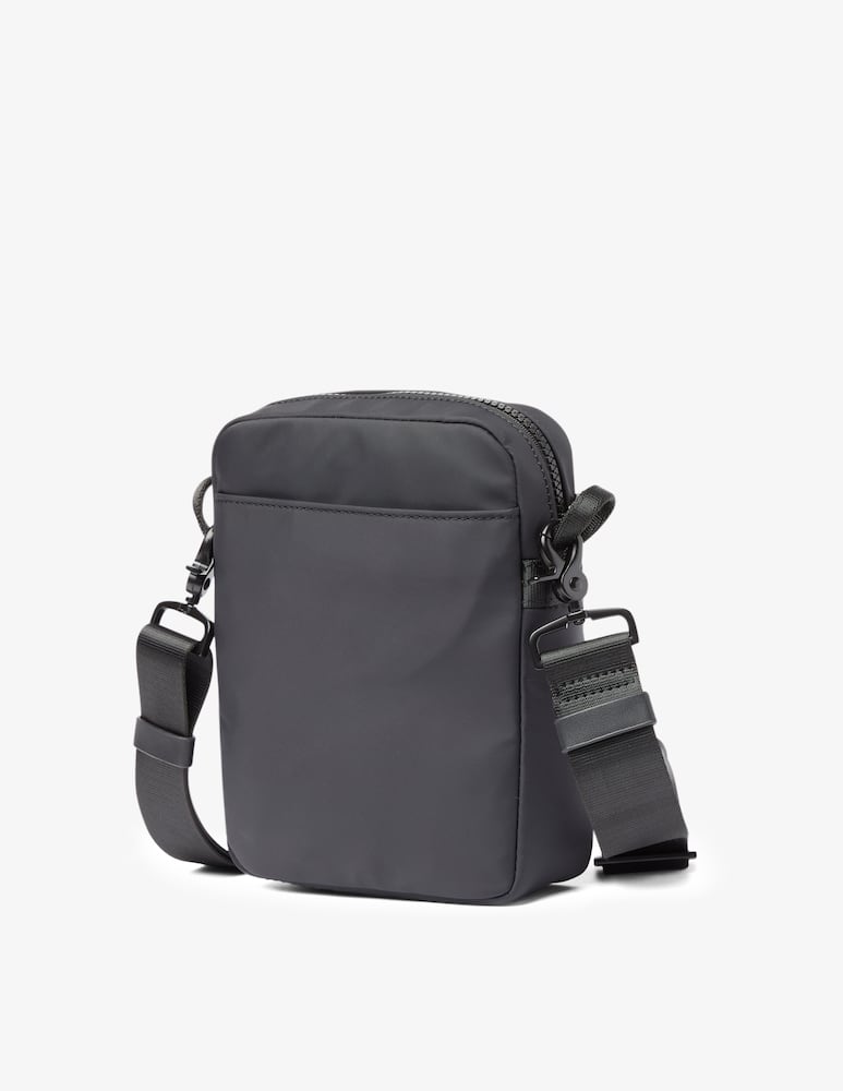 rinascente Versace Jeans Couture Reporter nylon bag with logo - Black