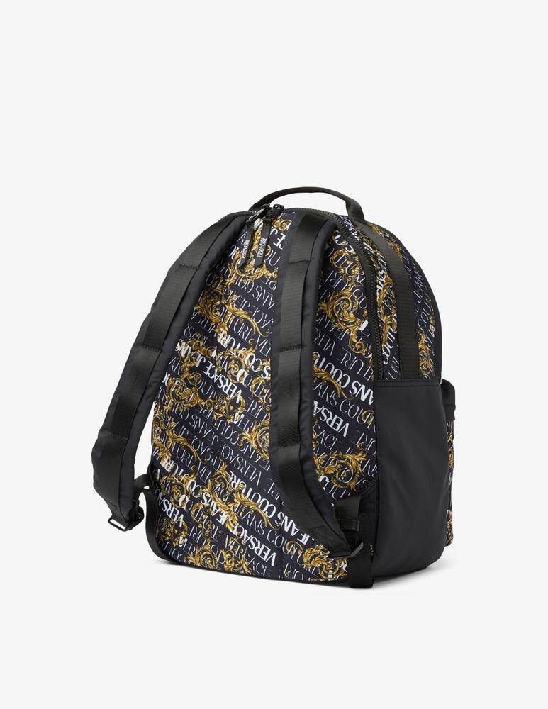 rinascente Versace Jeans Couture Zaino barocco in nylon - Multicolor