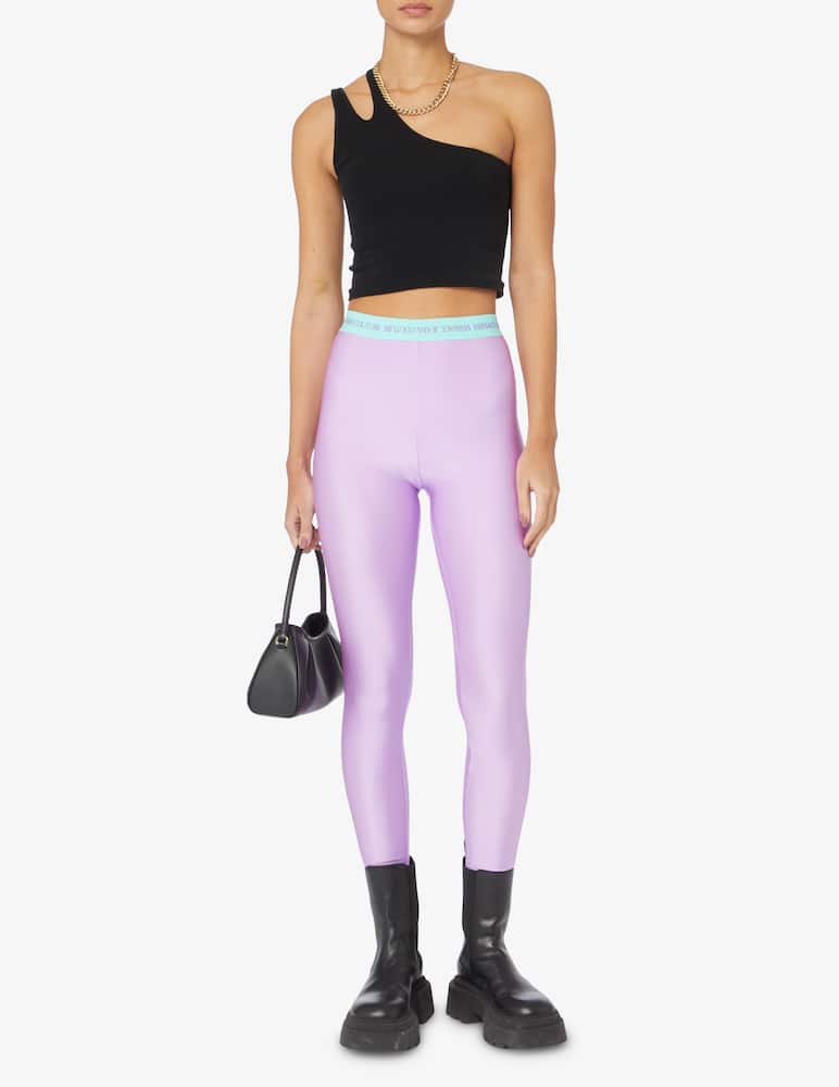 Versace Jeans Couture Leggings - Lilla - immagine 1