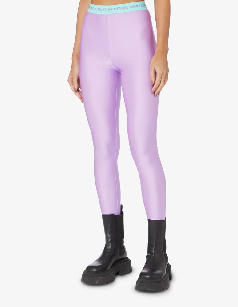 Versace Jeans Couture Leggings - Lilla - immagine 2