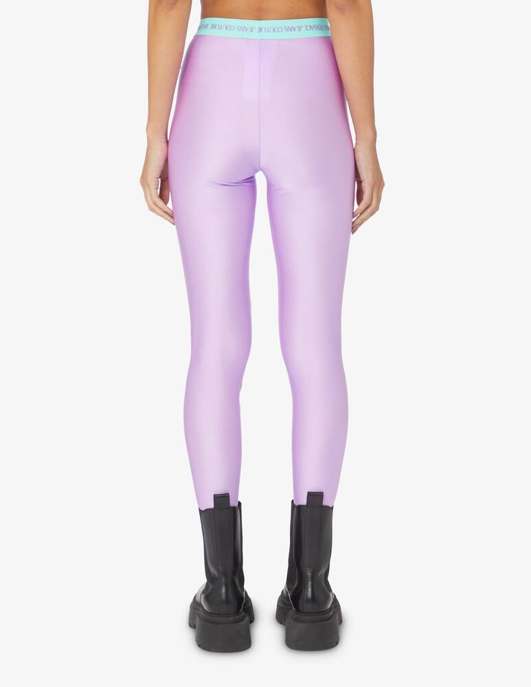 Versace Jeans Couture Leggings - Lilla - immagine 3