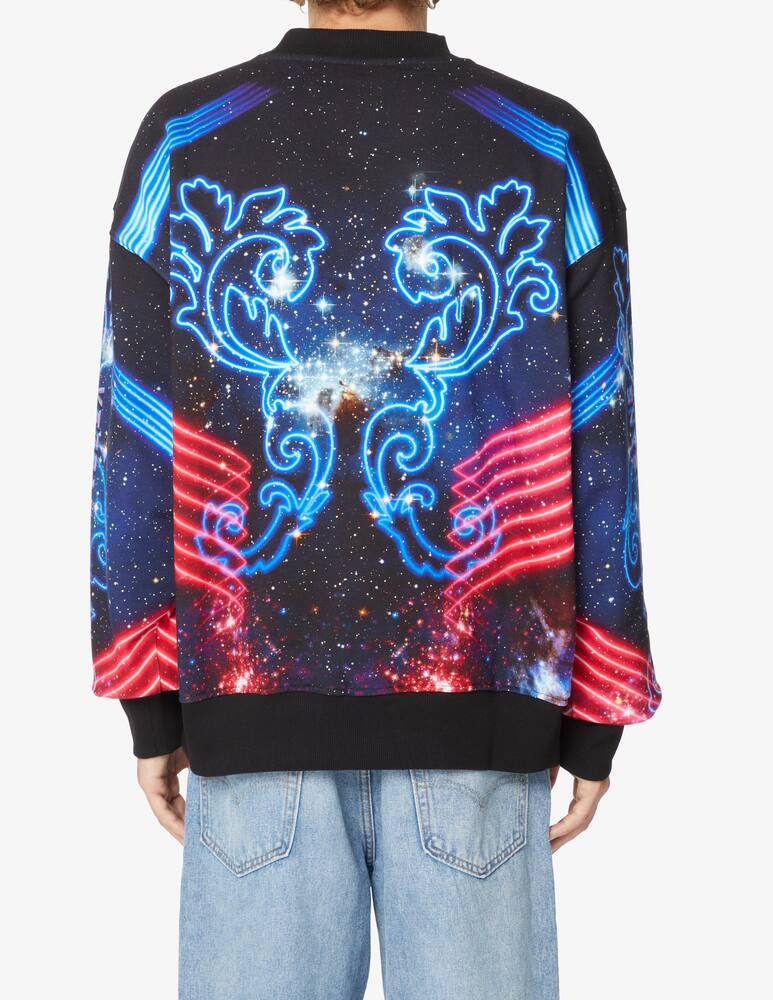 rinascente Versace Jeans Couture Felpa girocollo galaxy - Nero