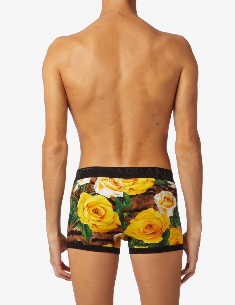 rinascente Dolce & Gabbana Yellow rose tiger trunk - Black