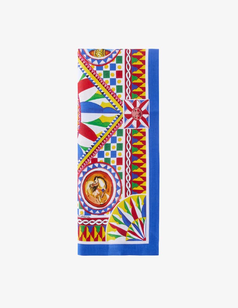 rinascente Dolce & Gabbana Set 2 Tovaglioli in Lino - Multicolor