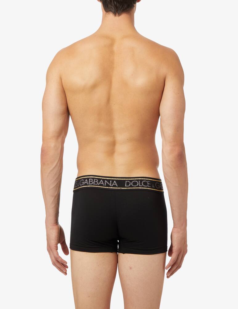rinascente Dolce & Gabbana Lurex elastic band trunk - Black