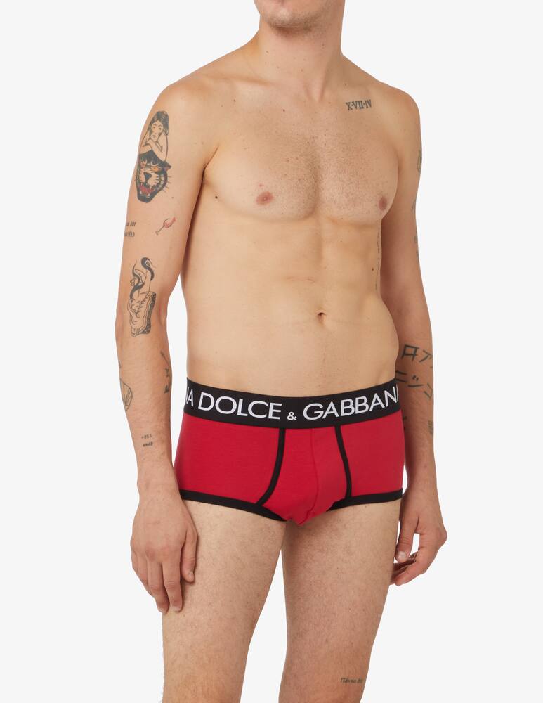 rinascente Dolce & Gabbana Slip logo solid color - Rosa