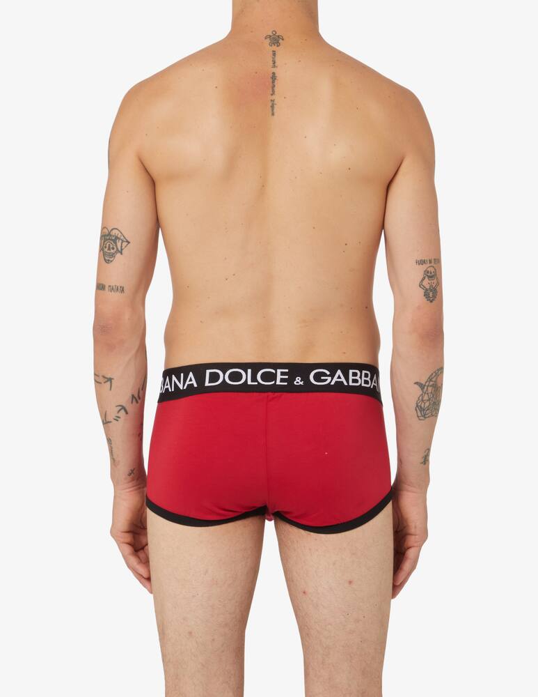 Dolce & Gabbana Solid color logo brief - Pink - picture 3 Dolce & Gabbana Solid color logo brief - Pink - picture 3