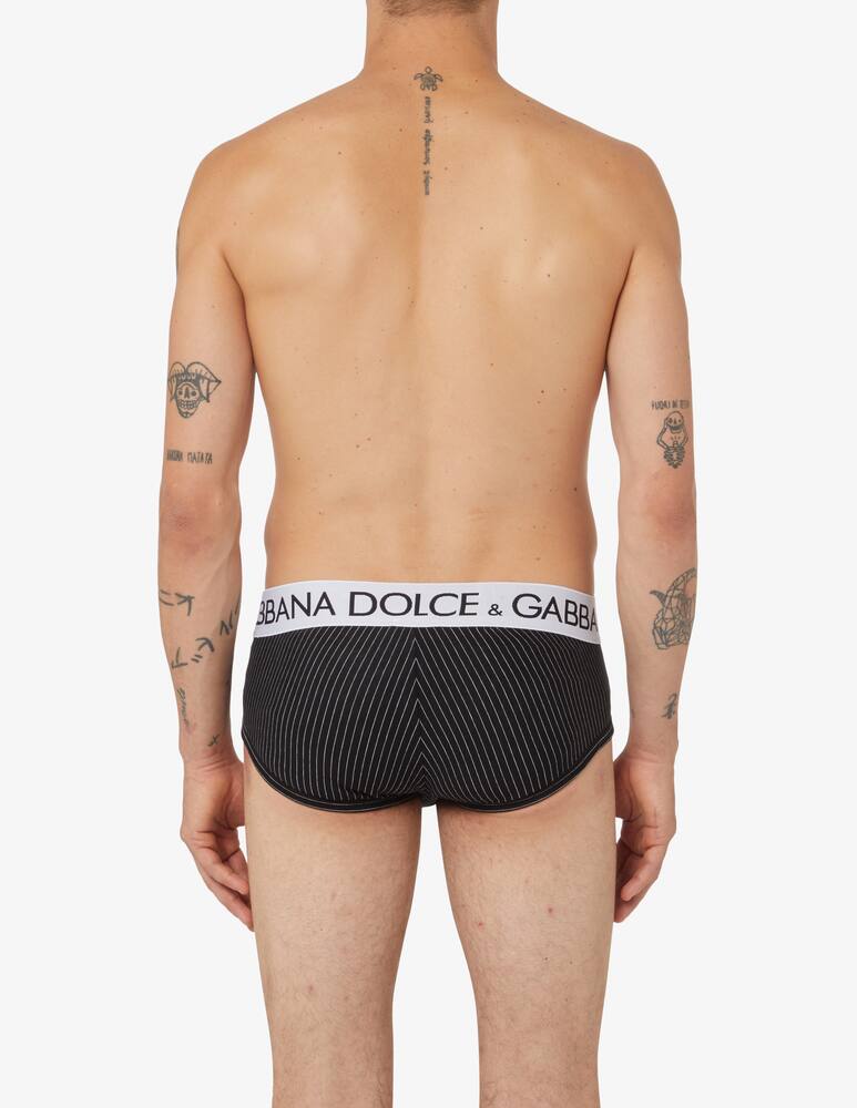 rinascente Dolce & Gabbana Multi striped brief - Black
