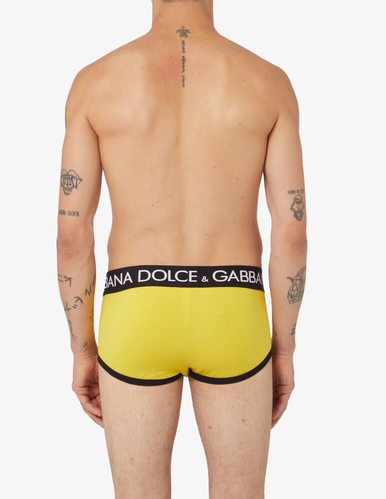 rinascente Dolce & Gabbana Solid color logo brief - Yellow