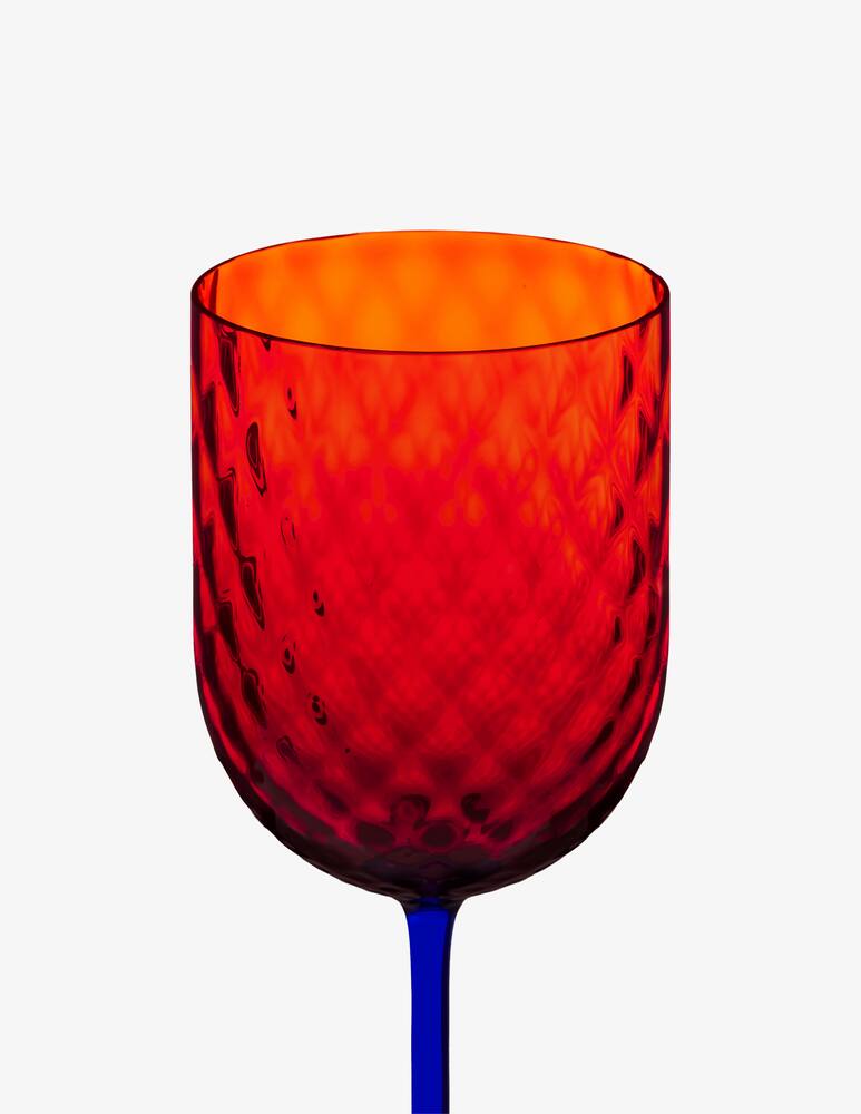 rinascente Dolce & Gabbana Bicchiere Vino Rosso in Vetro di Murano - Multicolor