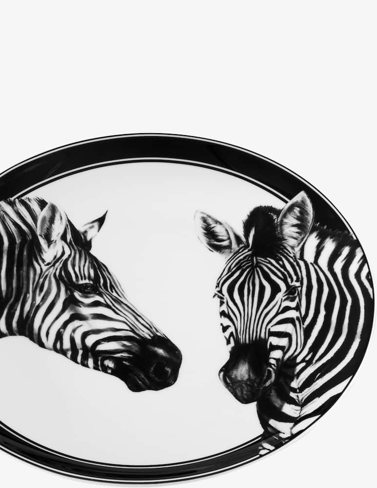 rinascente Dolce & Gabbana Set 2 Porcelain Dinner Plates  - Multi