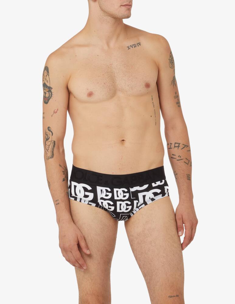 rinascente Dolce & Gabbana Slip logo - Nero