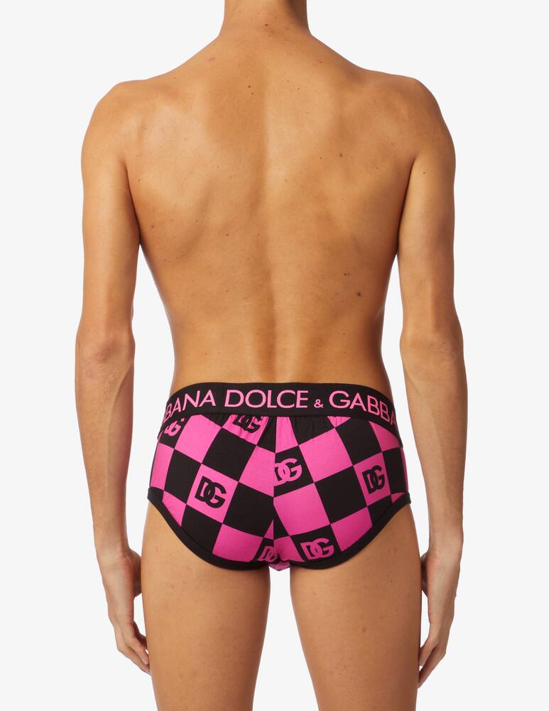 rinascente Dolce & Gabbana Damier brando brief - Violet