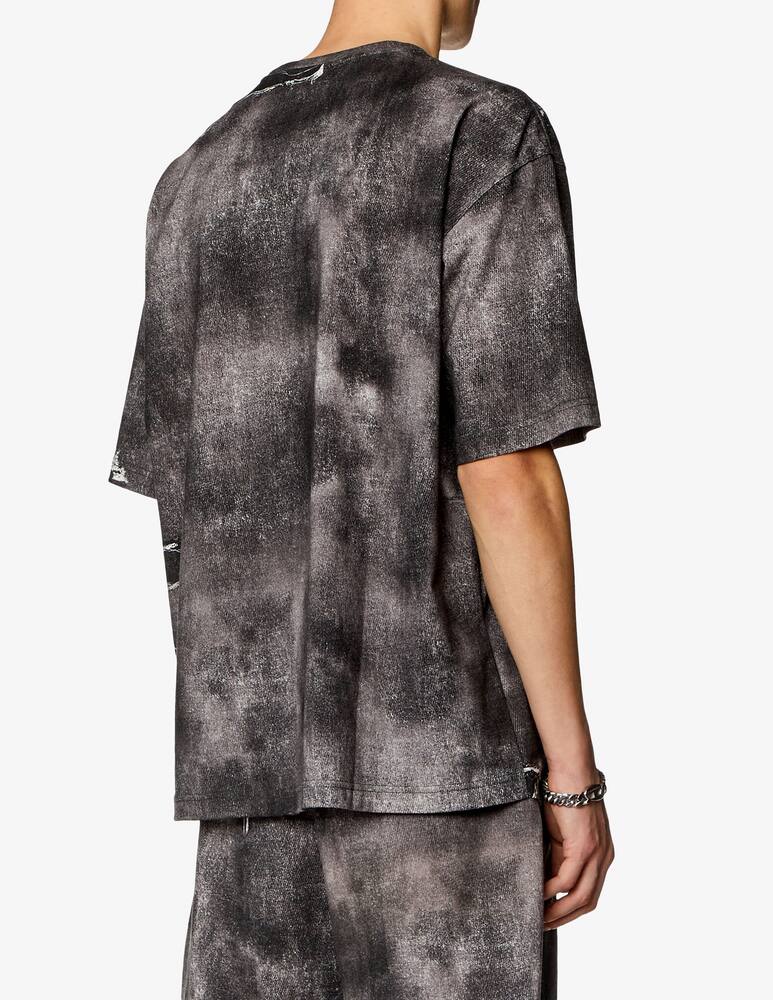 rinascente Diesel Maglietta wash stampa denim