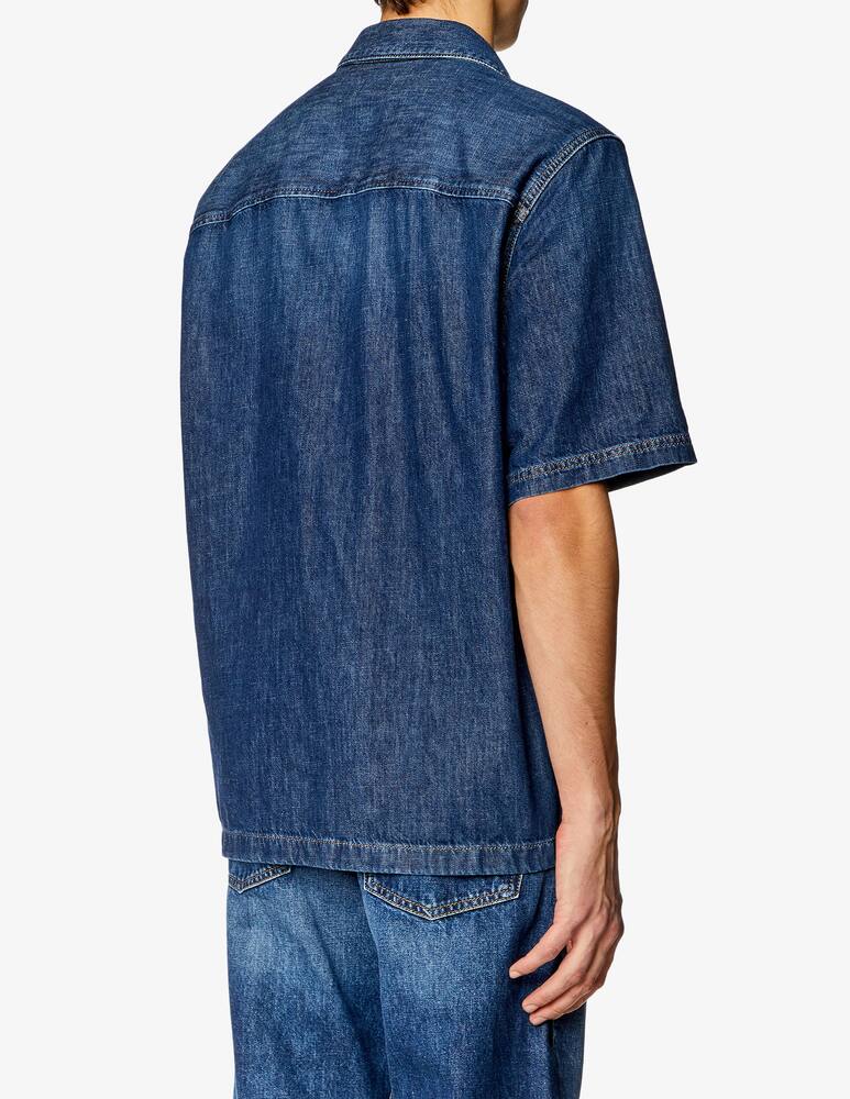 rinascente Diesel Camicia maniche corte denim paroshort tasche