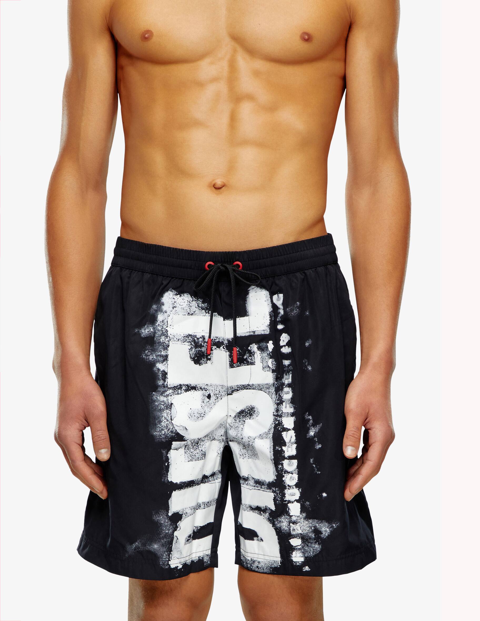 Diesel boxer mare bambino con logo nero
