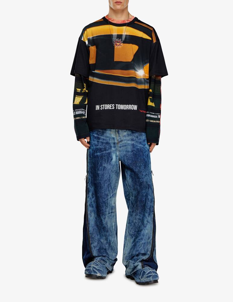 rinascente Diesel Maglietta boxt oval d print