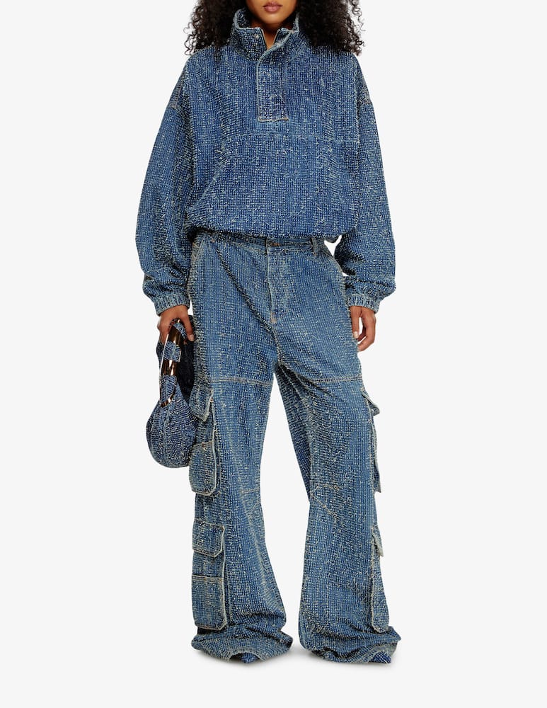 rinascente Diesel Grab-D hobo bag