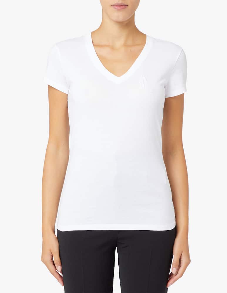 Armani Exchange Top in cotone - immagine 1 Armani Exchange Top in cotone - immagine 1