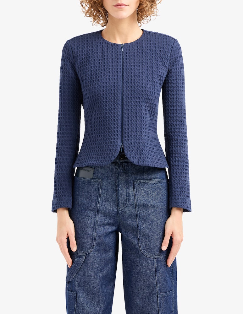 Emporio Armani Blazer in misto cotone - immagine 1 Emporio Armani Blazer in misto cotone - immagine 1
