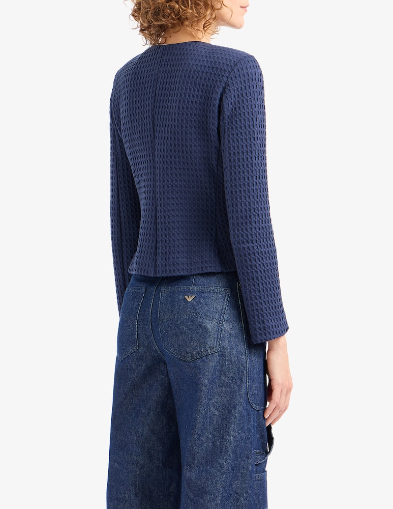 Emporio Armani Blazer in misto cotone - immagine 3 Emporio Armani Blazer in misto cotone - immagine 3