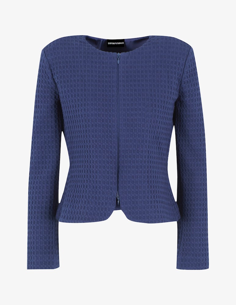 Emporio Armani Blazer in misto cotone - immagine 5 Emporio Armani Blazer in misto cotone - immagine 5