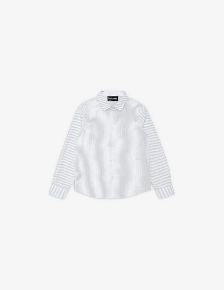 Emporio Armani Camicia in cotone a righe - immagine 1 Emporio Armani Camicia in cotone a righe - immagine 1