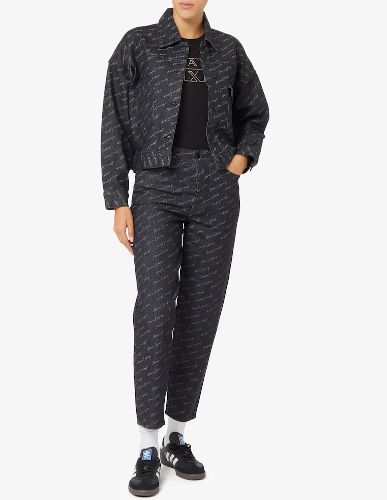 rinascente Armani Exchange Jeans logo print