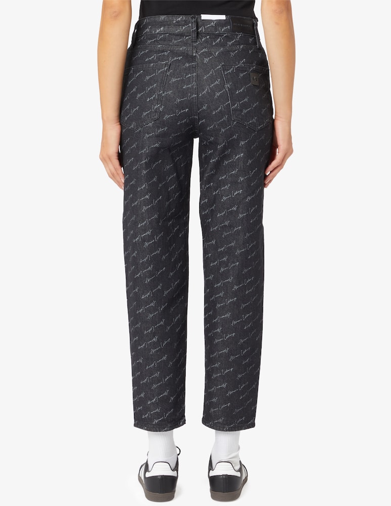 rinascente Armani Exchange Jeans logo print