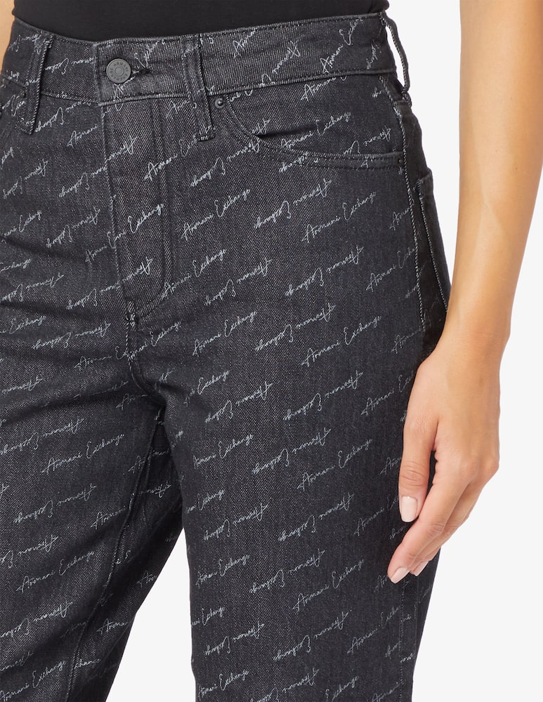 rinascente Armani Exchange Jeans logo print
