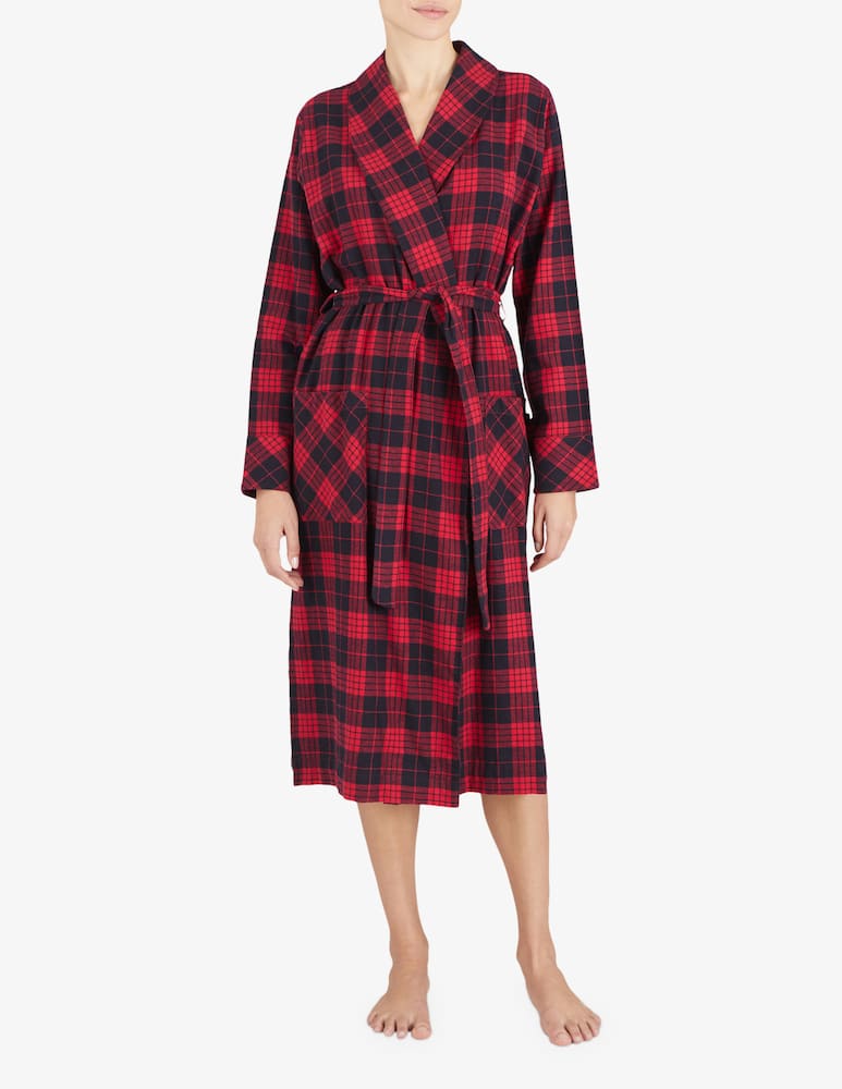 rinascente Emporio Armani Dressing gown holidays tartan flannel